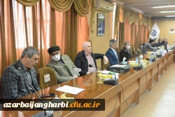 نشست اعضای هیئت علمی به میزبانی مدیریت پردیس های استان و سخنرانی حجت الاسلام سید احمد قره باغی 9