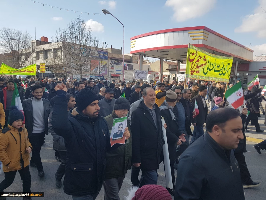 گزارش تصویری راهپیمایی یوم الله 22 بهمن دانشگاه فرهنگیان واحد امام خمینی(ره) سلماس