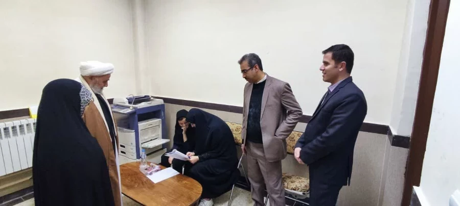 بازدید مدیر امور پردیس های استان  از روند برگزاری آزمون اصلح جبرانی مهارت آموزان ماده ۲۸ در پردیس علامه طباطبایی ارومیه 2