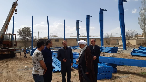 بازدید  مدیریت استانی از روند پیشرفت پروژه بزرگ فرهنگی ورزشی 2