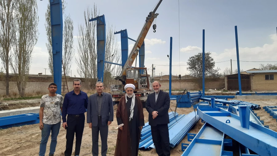 بازدید  مدیریت استانی از روند پیشرفت پروژه بزرگ فرهنگی ورزشی 4