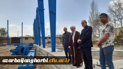 بازدید  مدیریت استانی از روند پیشرفت پروژه بزرگ فرهنگی ورزشی 5