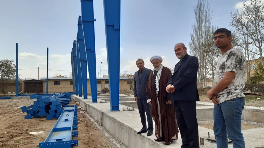 بازدید  مدیریت استانی از روند پیشرفت پروژه بزرگ فرهنگی ورزشی 5