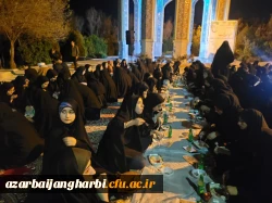 ضیافت افطار،قرائت قران، غبار روبی مزار شهدا،مداحی و روایت گری 11