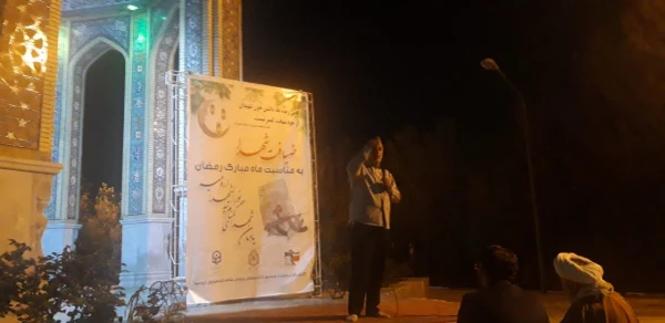 ضیافت افطار،قرائت قران، غبار روبی مزار شهدا،مداحی و روایت گری 14