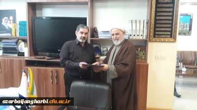 دیدار حجت الاسلام اصغری با سپهری رئیس سازمان برنامه و بودجه استان آذربایجان غربی