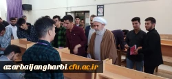 بازدید رئیس دانشگاه فرهنگیان آذربایجان غربی از روند برگزاری انتخابات شورای صنفی 5