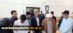 بازدید رئیس دانشگاه فرهنگیان آذربایجان غربی از روند برگزاری انتخابات شورای صنفی 8