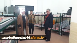 حجت الاسلام اصغری از خوابگاه شهری شماره 2 پردیس شهید رجایی ارومیه بازدید کرد 2