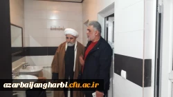 حجت الاسلام اصغری از خوابگاه شهری شماره 2 پردیس شهید رجایی ارومیه بازدید کرد 3