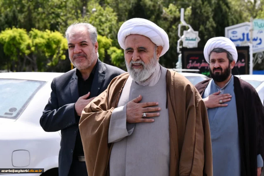 رئیس دانشگاه فرهنگیان استان آذربایجان غربی در مراسم عزاداری شهادت امام صادق(ع) حضور یافت 2