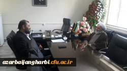 حجت الاسلام اصغری  با امیر سعید رئیس اداره منابع طبیعی شهرستان ارومیه دیدار و گفت و گو کرد 2