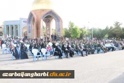حجت الاسلام اصغری رئیس دانشگاه فرهنگیان استان در آیین عطر افشانی مزار شهدا حضور یافت 4