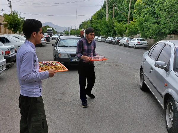 برپایی ایستگاه صلواتی به مناسبت فرارسیدن میلاد امام رضا(ع) 3