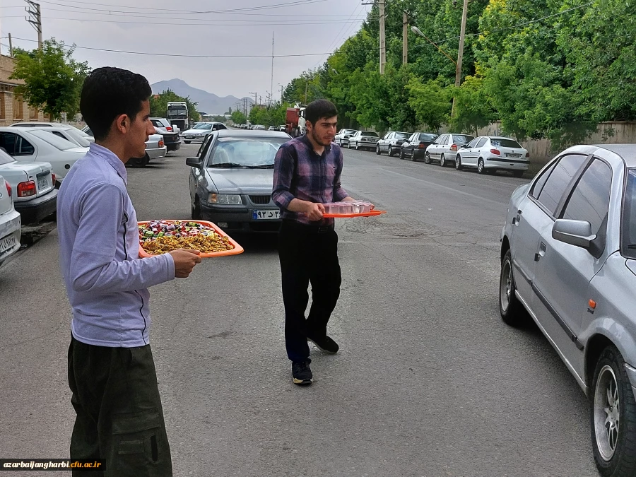 برپایی ایستگاه صلواتی به مناسبت فرارسیدن میلاد امام رضا(ع) 3