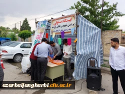 برپایی ایستگاه صلواتی به مناسبت فرارسیدن میلاد امام رضا(ع) 4