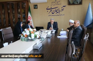 چهارمین جلسه شورای هماهنگی آموزش و پرورش استان با حضور حجت الاسلام اصغری رئیس دانشگاه فرهنگیان آذربایجان غربی برگزار شد