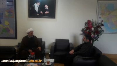 حجت الاسلام اصغری با مدیرکل سازمان برنامه و بودجه استان دیدار و گفت و گو کرد