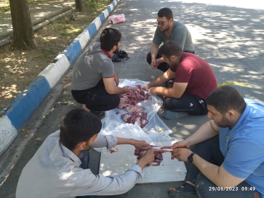 پویش ذبح قربانی در پردیس شهید رجایی ارومیه برگزار شد 5