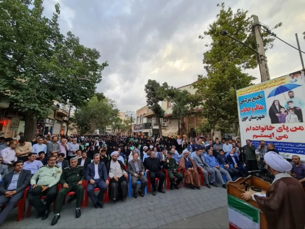 اجتماع بزرگ مردمی با هدف «دفاع از ارزش های دینی و عفاف و حجاب» به مناسبت هفته ملی عفاف و حجاب در شهرستان خوی  2