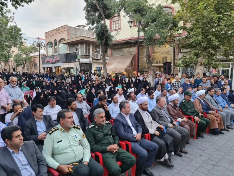 اجتماع بزرگ مردمی با هدف «دفاع از ارزش های دینی و عفاف و حجاب» به مناسبت هفته ملی عفاف و حجاب در شهرستان خوی  2