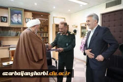 دیدار رئیس دانشگاه فرهنگیان استان با فرمانده سپاه شهدا آذربایجان غربی برگزار شد 2