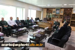 دیدار رئیس دانشگاه فرهنگیان استان با فرمانده سپاه شهدا آذربایجان غربی برگزار شد 3