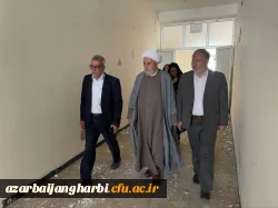 بازدید مدیریت امور پردیس های استان آذربایجان غربی، فرماندار و معاون عمرانی فرماندار از ساختمان های مرکز آموزش عالی شهید مطهری 2