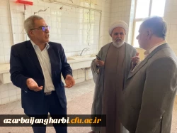 بازدید مدیریت امور پردیس های استان آذربایجان غربی، فرماندار و معاون عمرانی فرماندار از ساختمان های مرکز آموزش عالی شهید مطهری 3