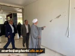 بازدید مدیریت امور پردیس های استان آذربایجان غربی، فرماندار و معاون عمرانی فرماندار از ساختمان های مرکز آموزش عالی شهید مطهری 4