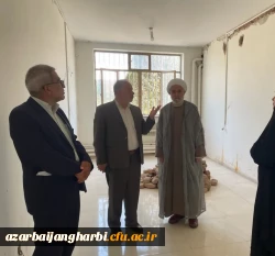 بازدید مدیریت امور پردیس های استان آذربایجان غربی، فرماندار و معاون عمرانی فرماندار از ساختمان های مرکز آموزش عالی شهید مطهری 6