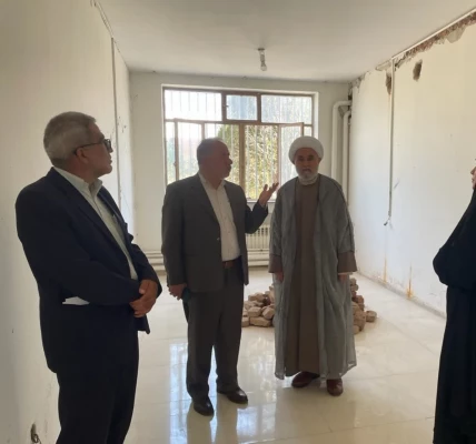 بازدید مدیریت امور پردیس های استان آذربایجان غربی، فرماندار و معاون عمرانی فرماندار از ساختمان های مرکز آموزش عالی شهید مطهری 6