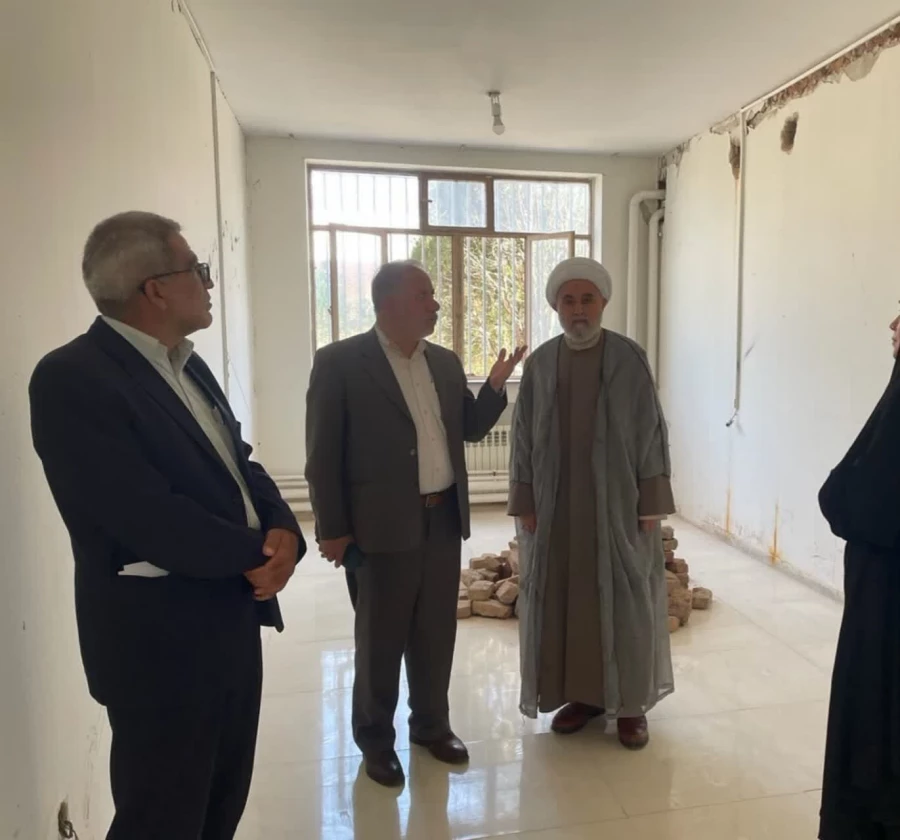 بازدید مدیریت امور پردیس های استان آذربایجان غربی، فرماندار و معاون عمرانی فرماندار از ساختمان های مرکز آموزش عالی شهید مطهری 6