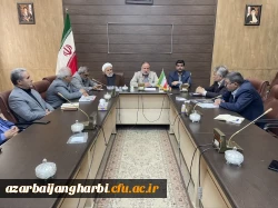 برگزاری جلسه بررسی مشکلات مرکز آموزش عالی شهید مطهری در فرمانداری خوی  3