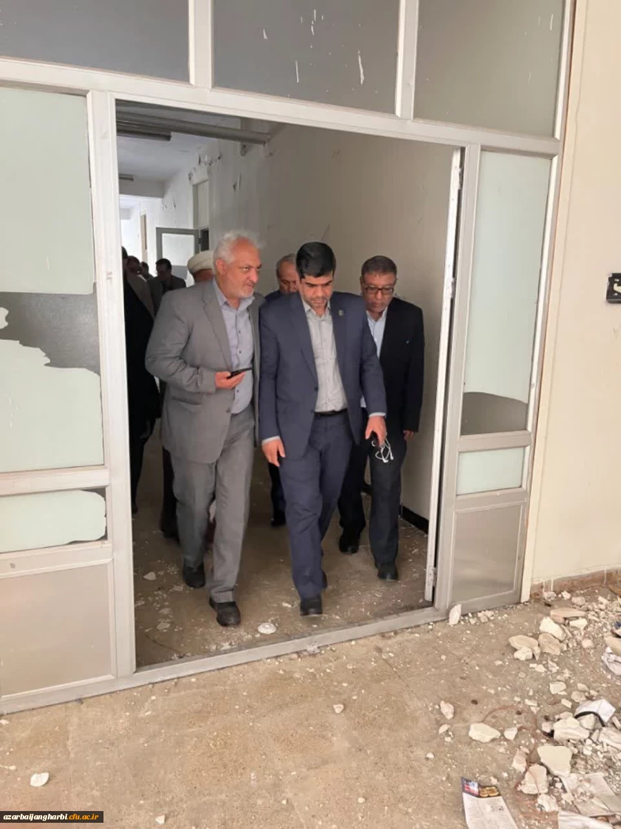 بازدید دکتر غیاثی ریاست دانشگاه فرهنگیان و هیأت رئیسه محترم و مسئولان استانی و شهرستانی از مرکز آموزش عالی شهید مطهری خوی 2