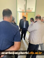 بازدید دکتر غیاثی ریاست دانشگاه فرهنگیان و هیأت رئیسه محترم و مسئولان استانی و شهرستانی از مرکز آموزش عالی شهید مطهری خوی 3