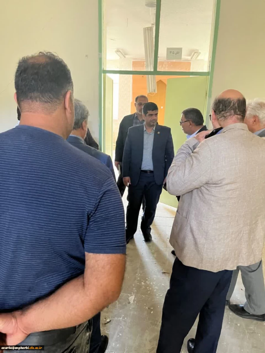 بازدید دکتر غیاثی ریاست دانشگاه فرهنگیان و هیأت رئیسه محترم و مسئولان استانی و شهرستانی از مرکز آموزش عالی شهید مطهری خوی 3