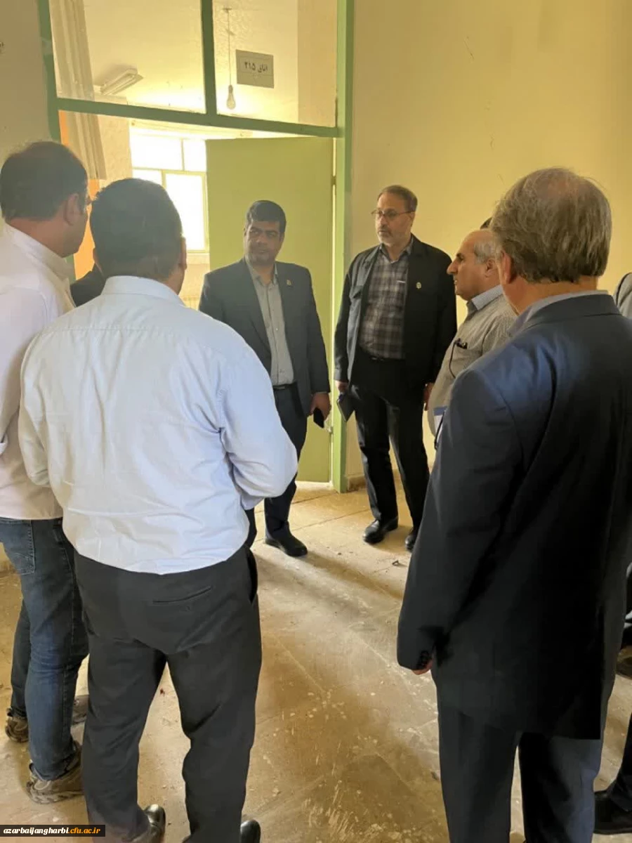 بازدید دکتر غیاثی ریاست دانشگاه فرهنگیان و هیأت رئیسه محترم و مسئولان استانی و شهرستانی از مرکز آموزش عالی شهید مطهری خوی 4
