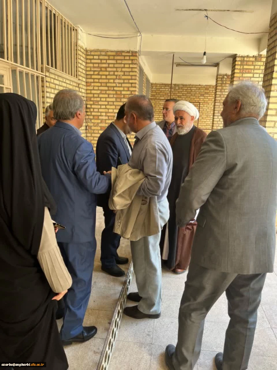بازدید دکتر غیاثی ریاست دانشگاه فرهنگیان و هیأت رئیسه محترم و مسئولان استانی و شهرستانی از مرکز آموزش عالی شهید مطهری خوی 6