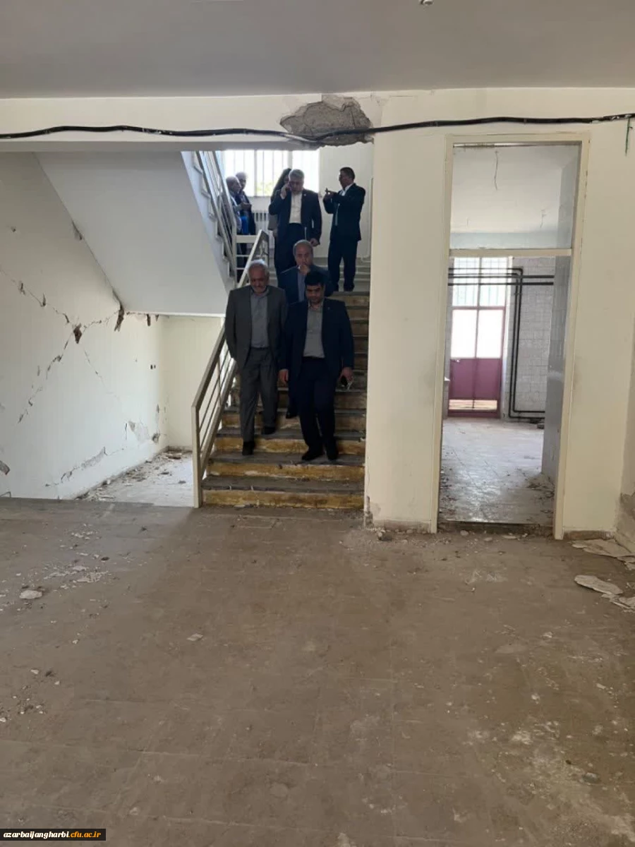 بازدید دکتر غیاثی ریاست دانشگاه فرهنگیان و هیأت رئیسه محترم و مسئولان استانی و شهرستانی از مرکز آموزش عالی شهید مطهری خوی 8