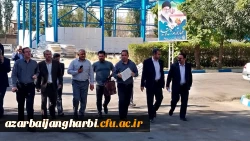 معاون توسعه و منابع سازمان مرکزی از روند احداث سالن ورزشی پردیس شهید رجایی ارومیه بازدید کرد 3