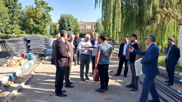 معاون توسعه و منابع سازمان مرکزی از روند احداث سالن ورزشی پردیس شهید رجایی ارومیه بازدید کرد 4
