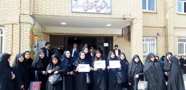 اجتماع دانشجویان دانشگاه فرهنگیان آذربایجان غربی در محکومیت بمباران غزه 5