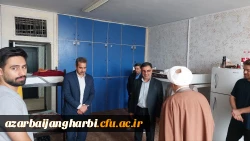 معاون سیاسی استاندار از سرای دانشجویی پردیس شهید رجایی بازدید کرد 2