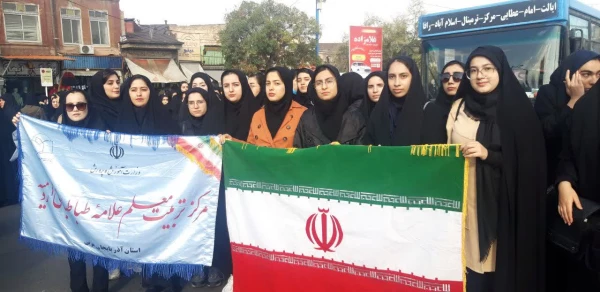 حضور پرشور دانشگاه فرهنگیان پردیس علامه طباطبایی ارومیه در یوم الله 13 آبان 11