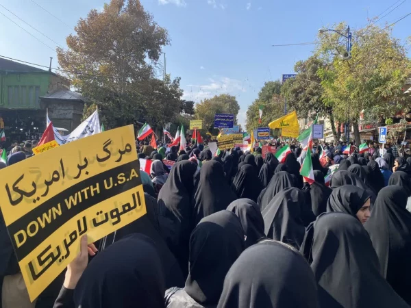 حضور پرشور دانشگاه فرهنگیان پردیس علامه طباطبایی ارومیه در یوم الله 13 آبان 13