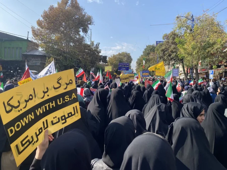 حضور پرشور دانشگاه فرهنگیان پردیس علامه طباطبایی ارومیه در یوم الله 13 آبان 13