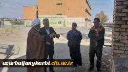 مدیرکل آموزش و پرورش استان از روند بازسازی دبیرستان شهید مصطفی خمینی بازدید کرد 3