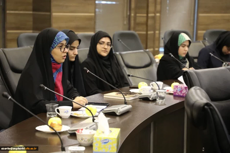 دیدار نمایندگان تشکل های دانشجویی دانشگاه فرهنگیان استان با استاندار آذربایجان غربی 2