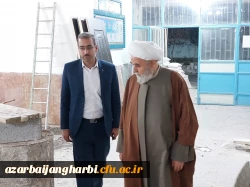 حجت الاسلام اصغری از آخرین روند بازسازی دبیرستان شهید مصطفی خمینی بازدید کرد 3